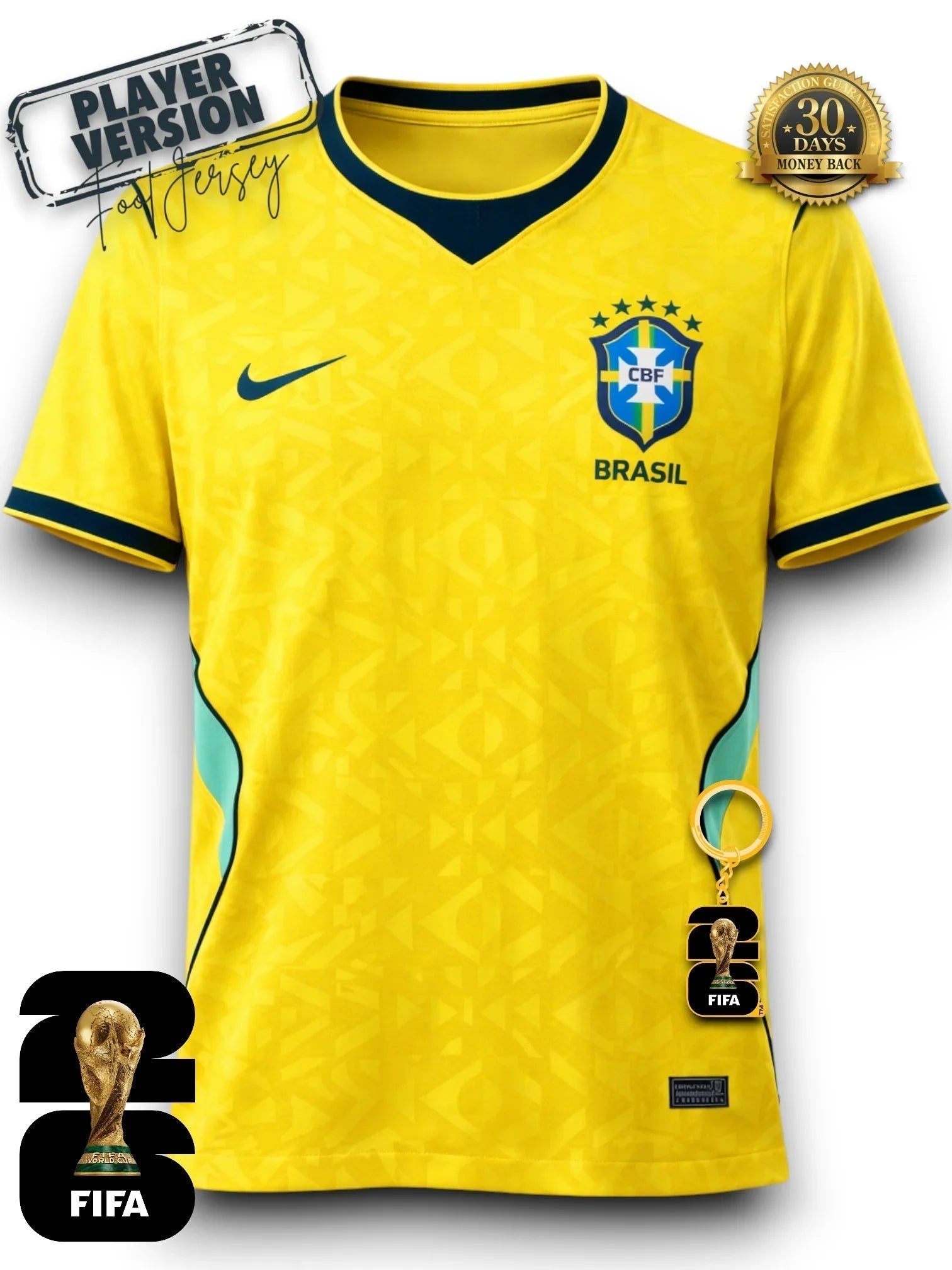 Brazil 2026 Jersey - Player Version