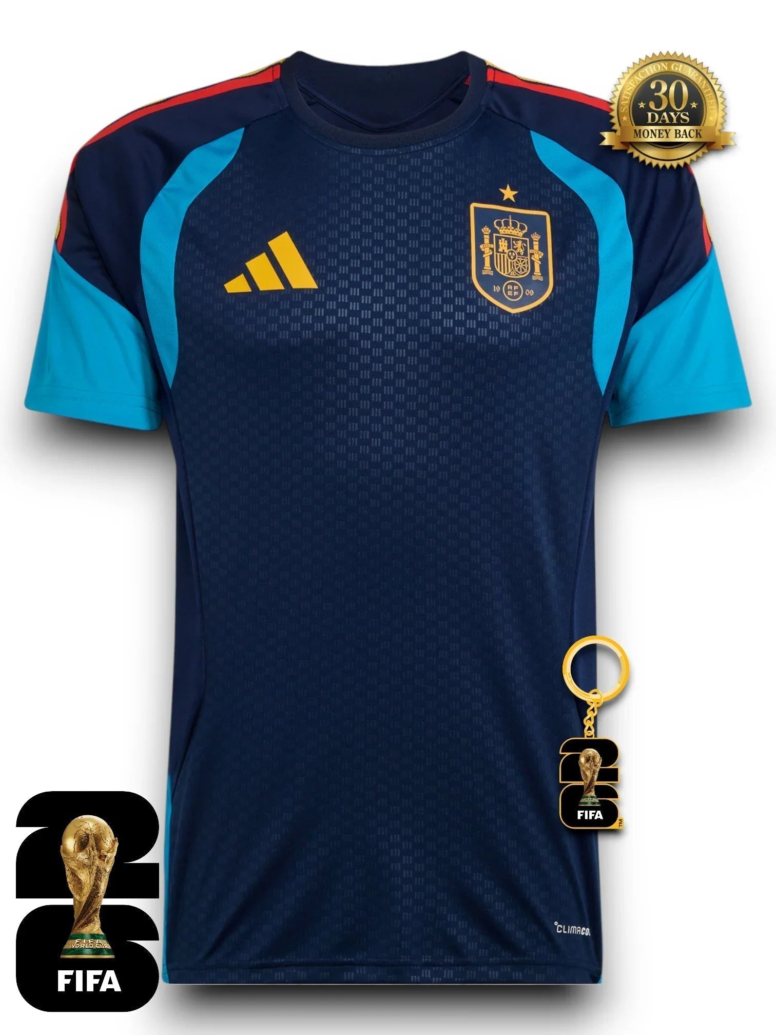 Spain 2026 Training Navy Blue Jersey