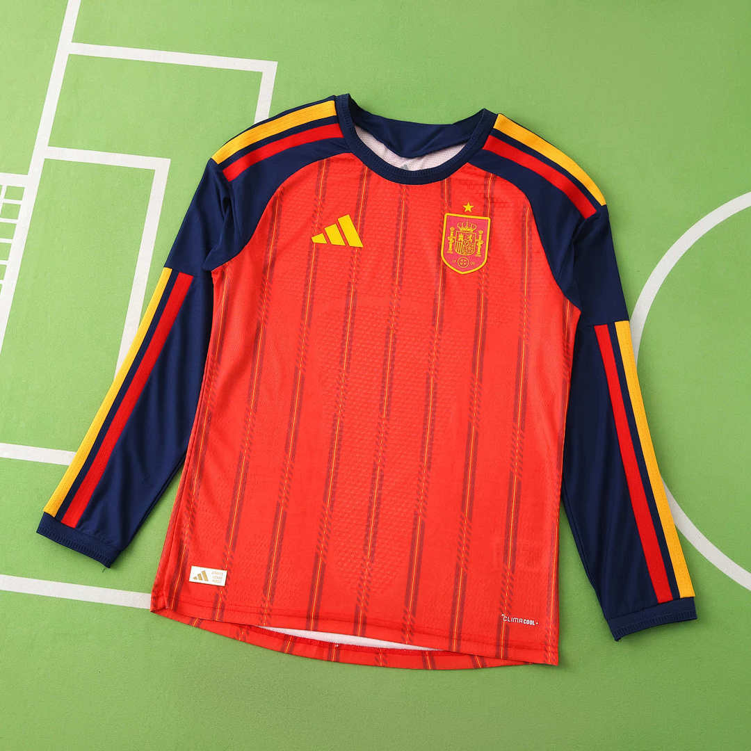 Spain 2026 Jersey Player Version - Long Sleeve
