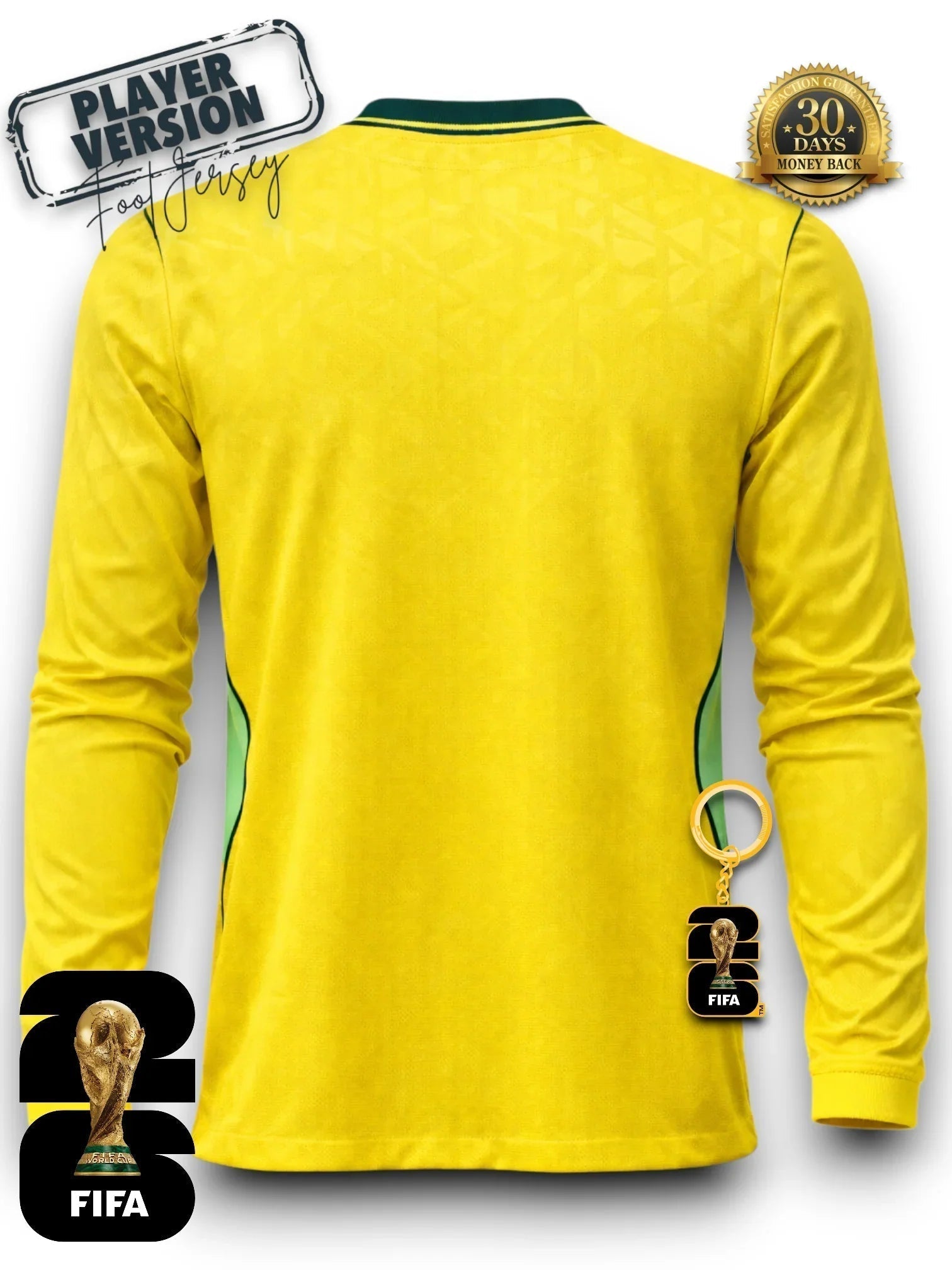 Brazil 2026 Jersey Player Version - Long Sleeve
