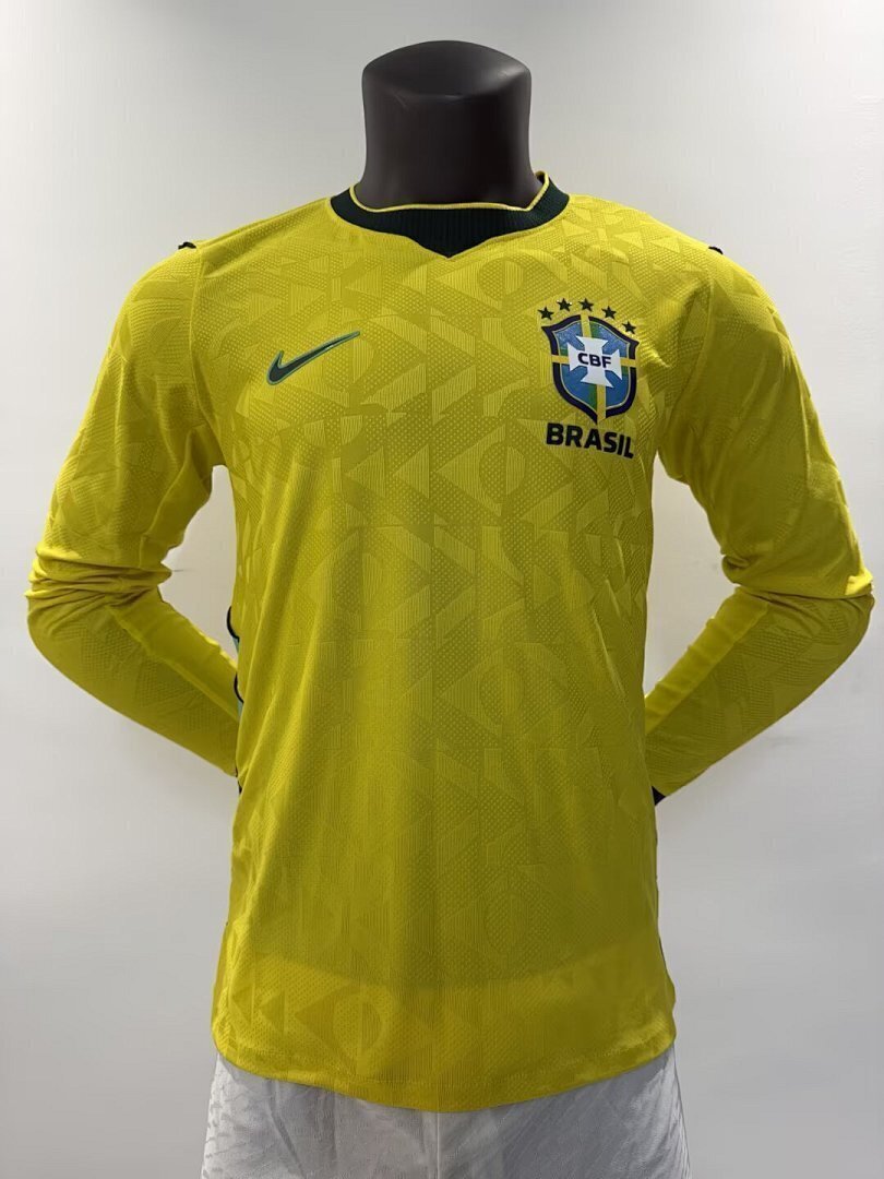 Brazil 2026 Jersey Player Version - Long Sleeve