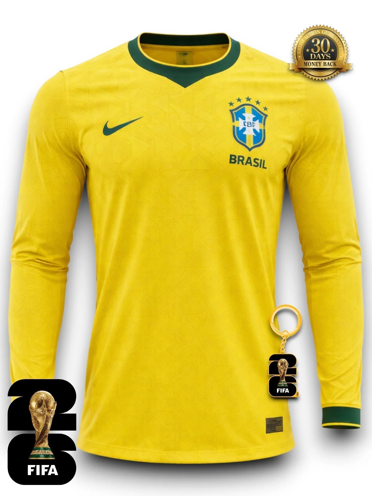 Brazil 2026 Jersey - Long Sleeve