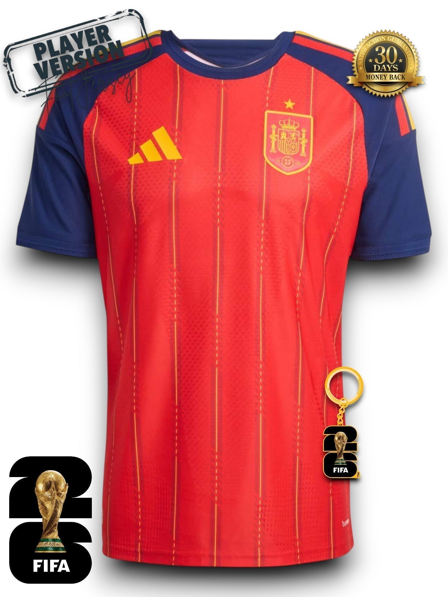 Spain 2026 Jersey - Player Version