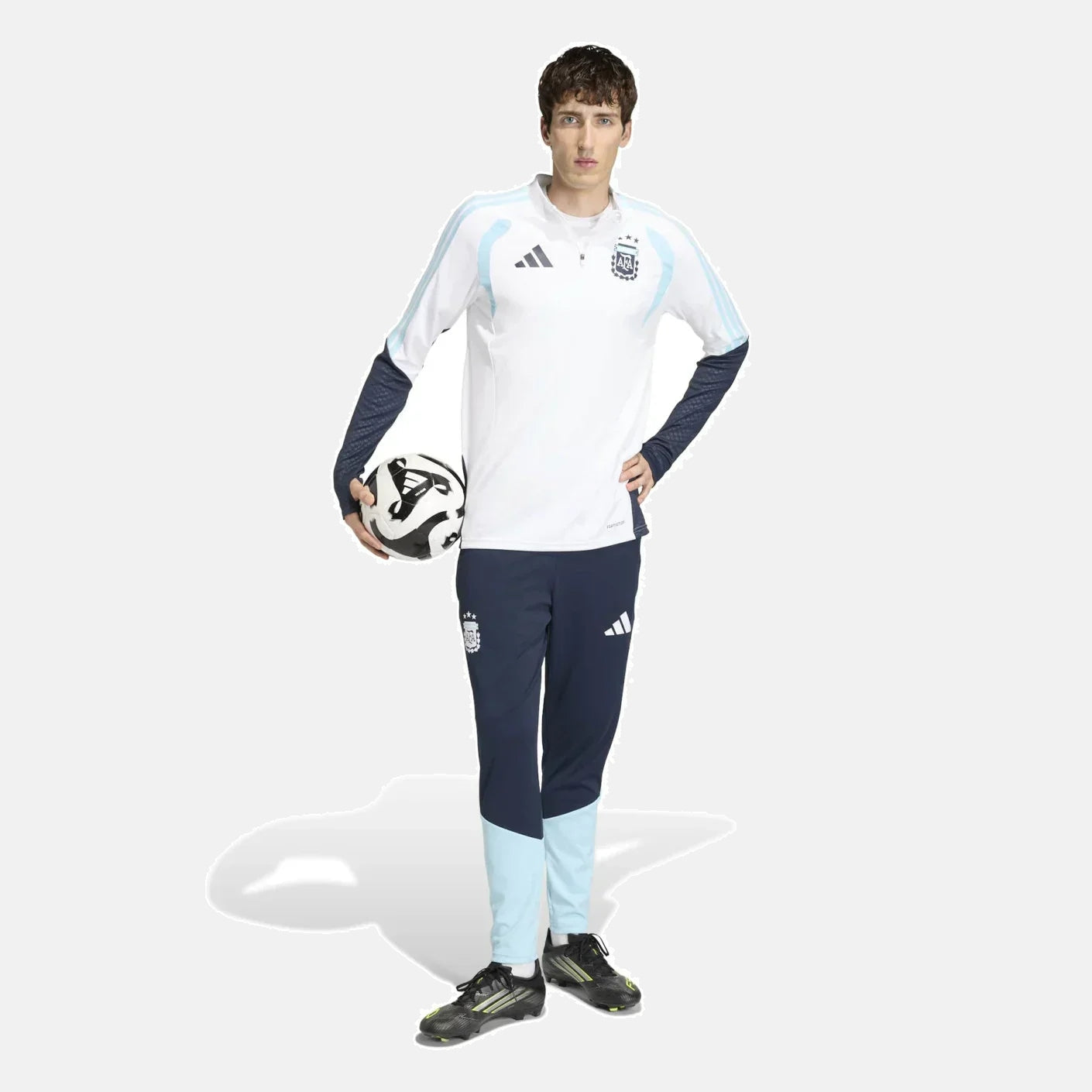 Argentina 2026 Half-Zip Training Suit Set White