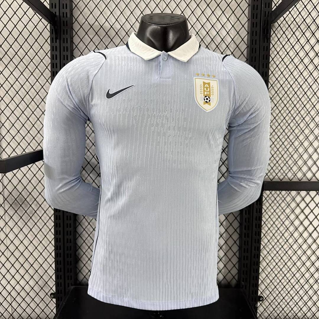 Uruguay 2026 Jersey Player Version - Long Sleeve