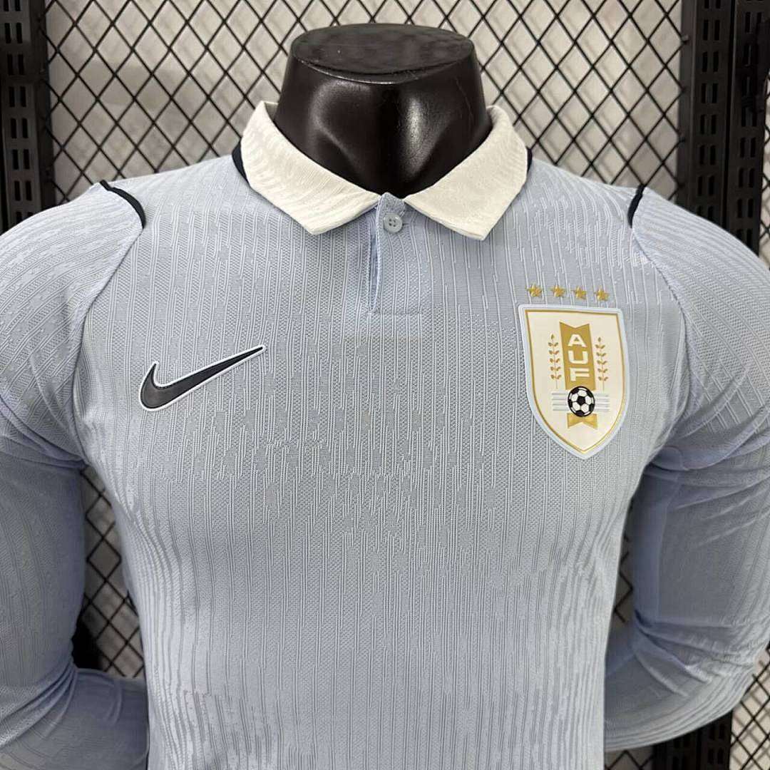 Uruguay 2026 Jersey Player Version - Long Sleeve