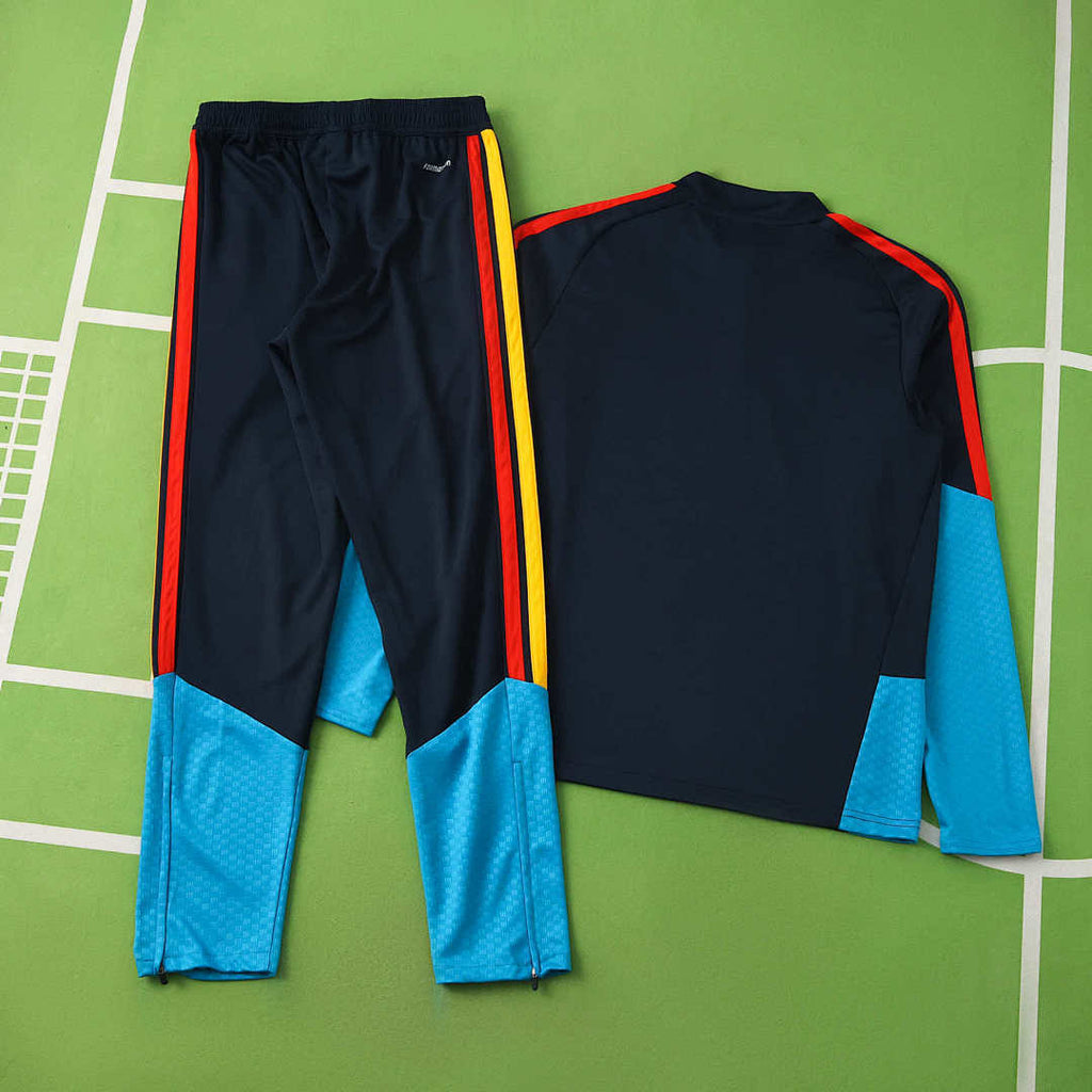 Spain 2026 Half-Zip Training Suit Set Royal Blue