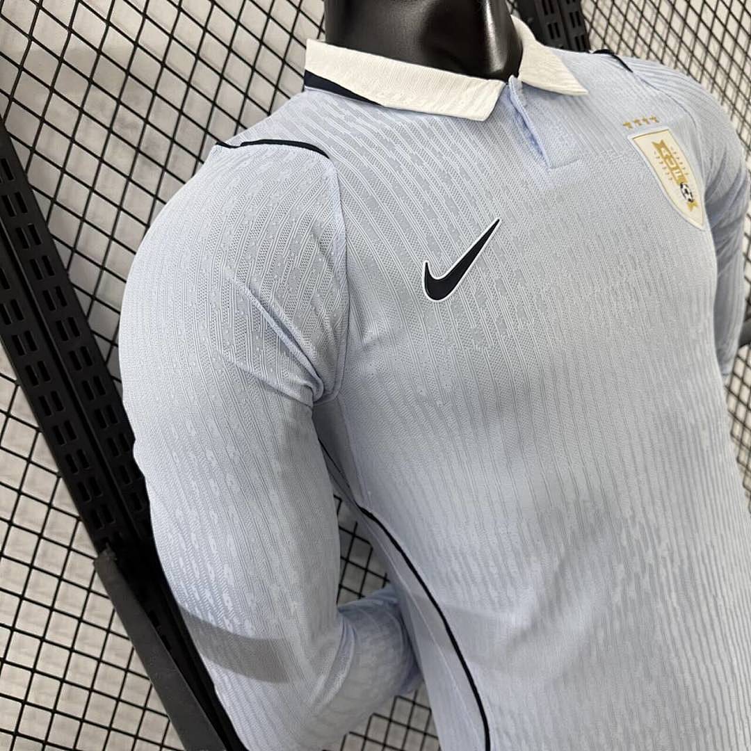 Uruguay 2026 Jersey Player Version - Long Sleeve