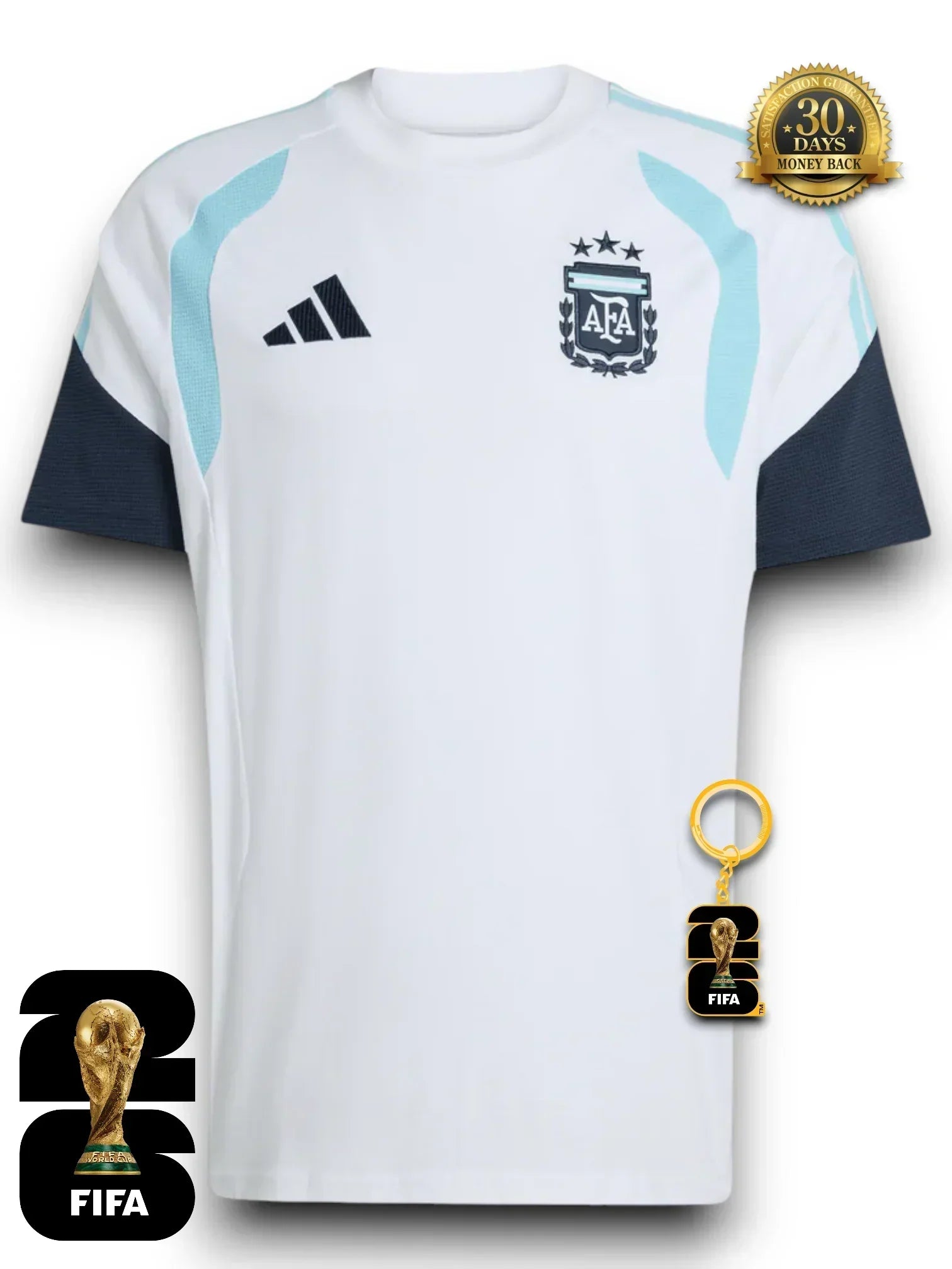 Argentina 2026 Training Jersey White